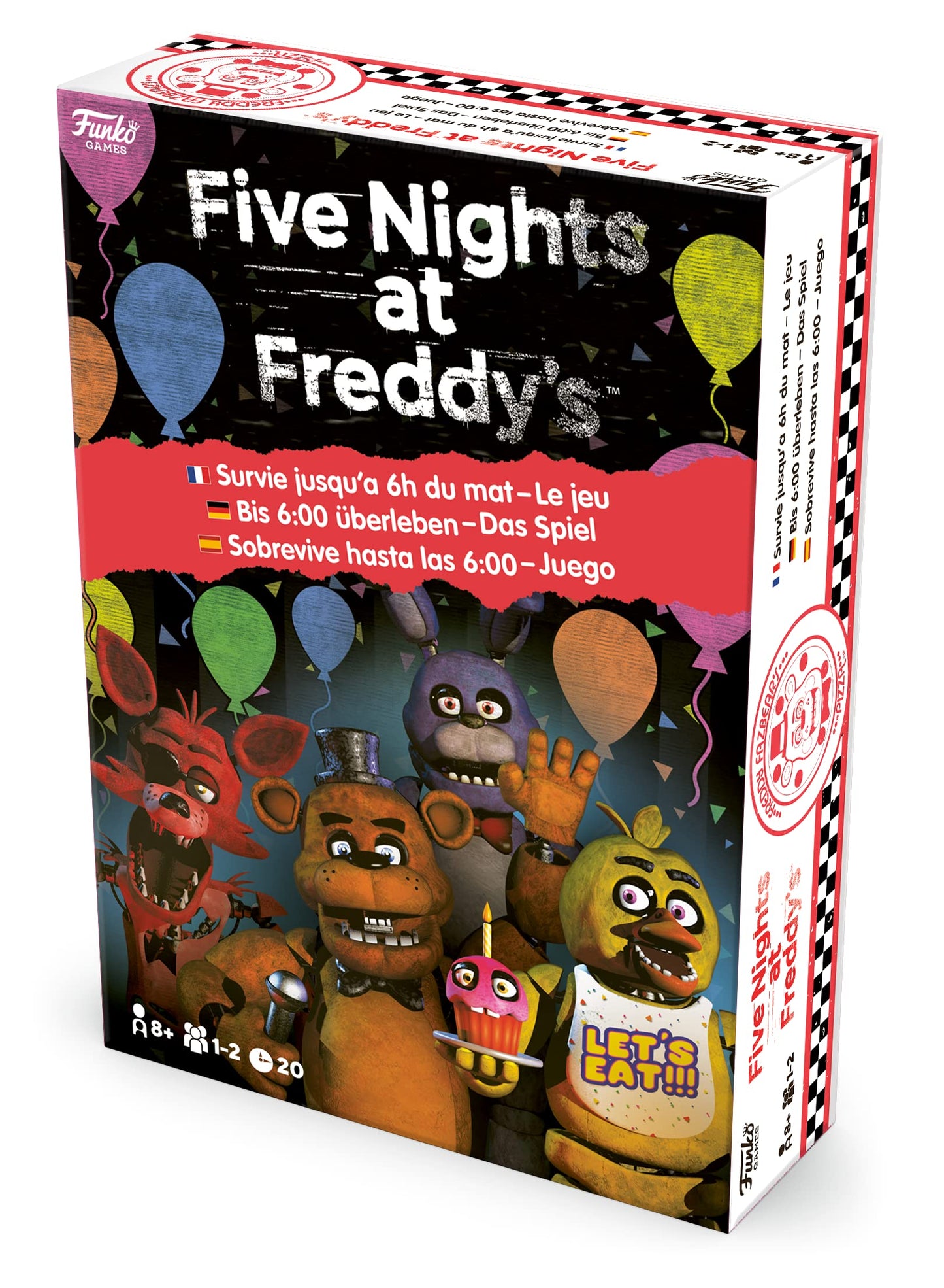 Funko Five Nights at Freddy's Survive 'Til 6AM Game - Multicolor - One Size - Model 71811 - French, German, Spanish Languages