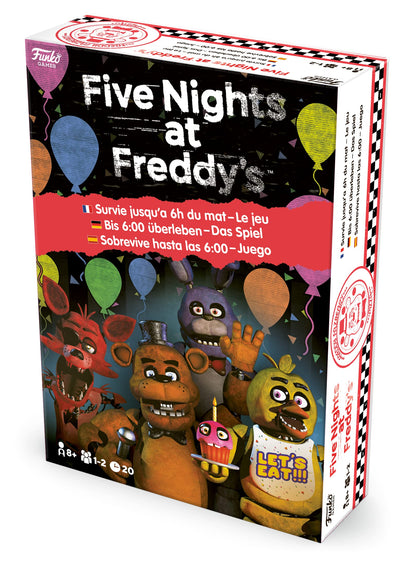 Funko Five Nights at Freddy's Survive 'Til 6AM Game - Multicolor - One Size - Model 71811 - French, German, Spanish Languages
