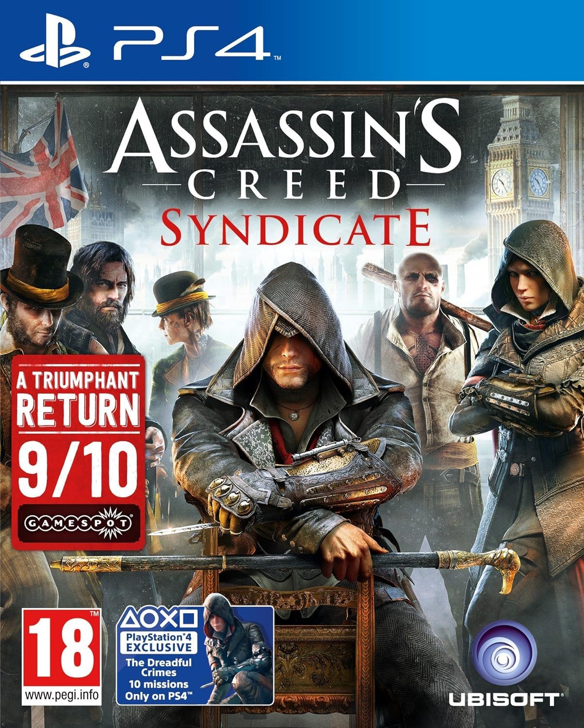 Ubisoft Assassins Creed Syndicate PS4 Game - Model 300076822