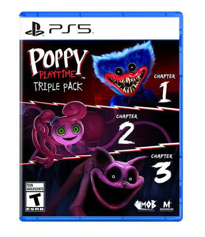 Maximum Entertainment Poppy Playtime Triple Pack for PS5 - Model MEU-PPT-PS5