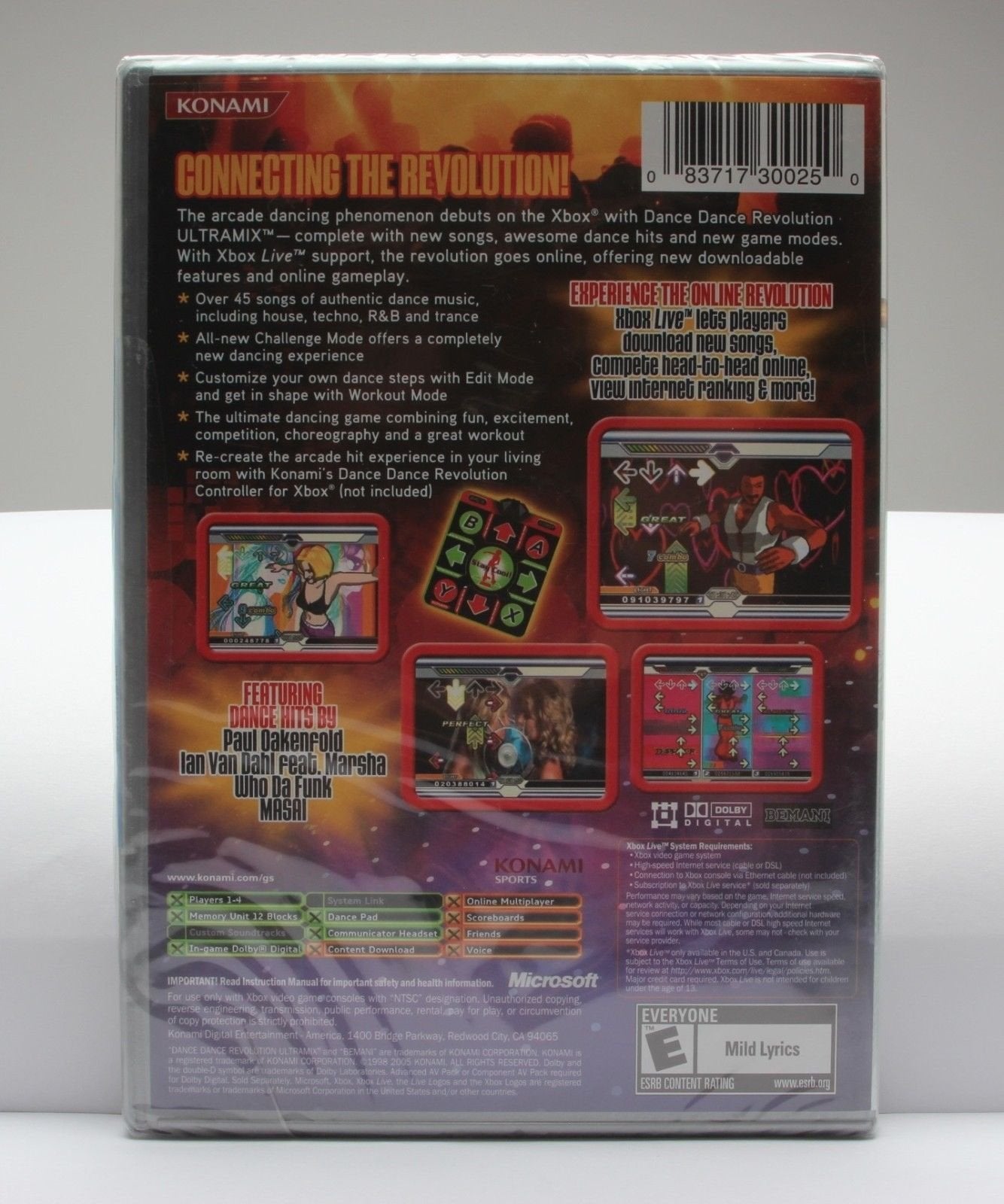 Konami Dance Dance Revolution Ultramix Game - Model 30025