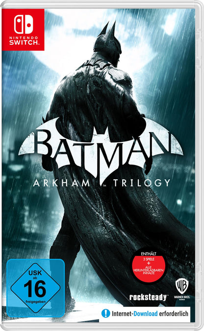 WARNER BROS Batman: Arkham Trilogy - Nintendo Switch Game Collection