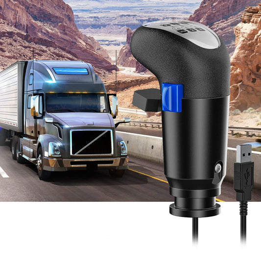 aikeec USB Gearshift Knob from a Man Truck ATS ETS for Logitech G29 G27 G25 G920 H Gearshift Shifter Knob for ATS ETS2 Games AI PC