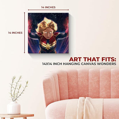 Captain Marvel Wall Canvas Set of 1