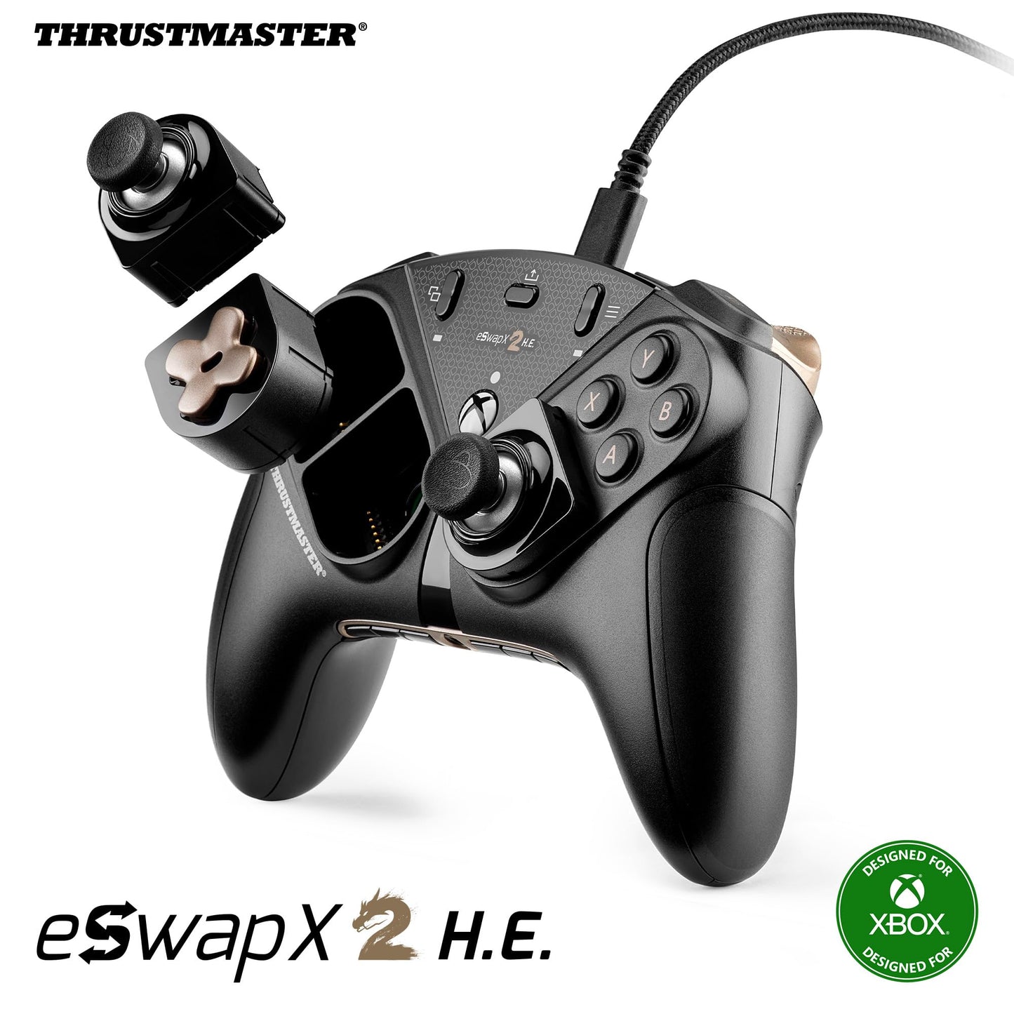 Thrustmaster ESWAP X2 H.E - Modular Gamepad for Esports Games with Anti-Drift H.E.A.R.T. (Hall Effect) Mini-Sticks - Compatible with Xbox Series X|S  Xbox One and PC