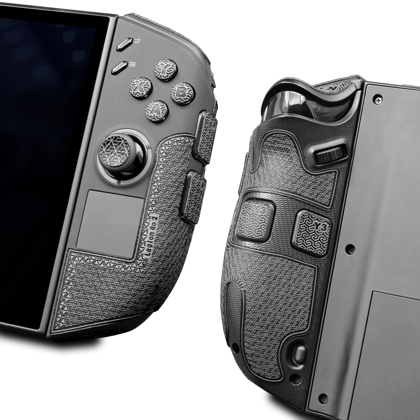 Luck&Link Controller Grip For Legion Go 2  Textured Skin kit Anti-Skid Sweat-Absorbent Controllers Handle Grips  Buttons Triggers D-pad (PRO - Dark Gray)