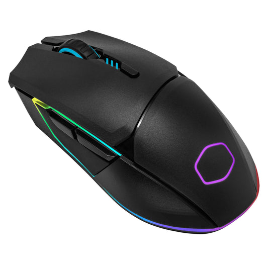 Cooler Master MM831 Wireless Gaming Mouse - 32000 DPI, RGB, PBT Buttons, Qi Charging, Model MM-831-KKOH1