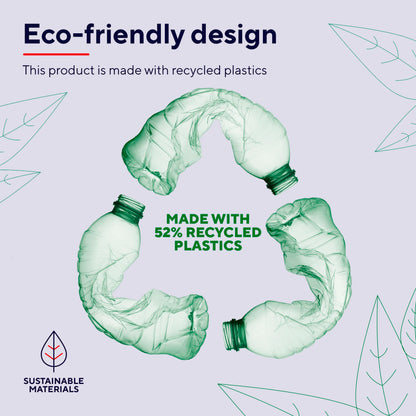 Trust Fyda Wired Ergonomic USB Mouse, 600-5000 DPI, 6 Buttons, Recycled Materials, Black, Eco-Friendly, Model 24728