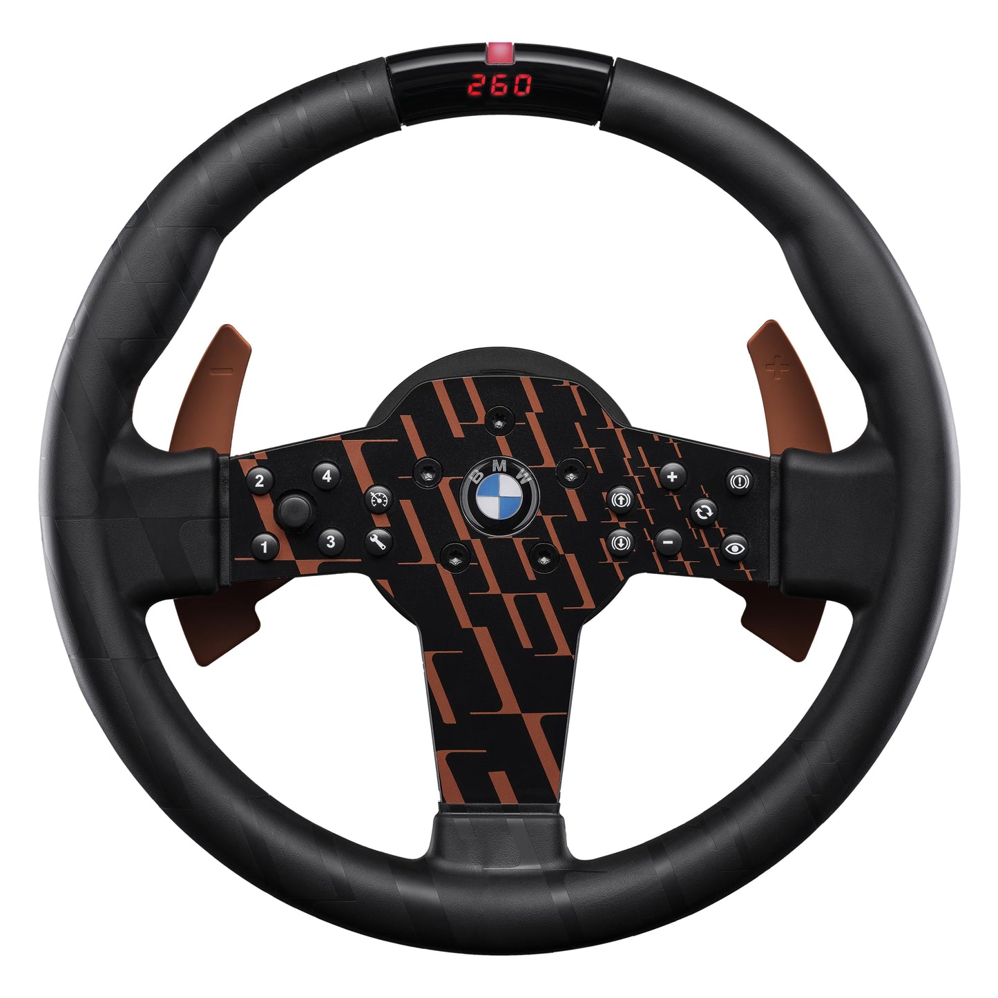 FANATEC Sim Racing CSL Steering Wheel BMW - Rubberized Grip  LED Display  Revremovee  Metal Shifter Paddles - PC  PS5  PS4