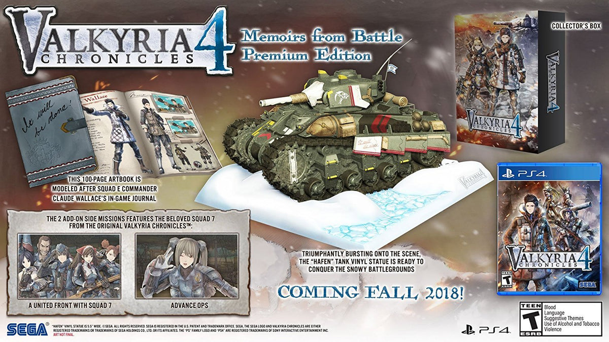 Valkyria Chronicles 4: Memoirs From adventure theme Edition - PlayStation 4