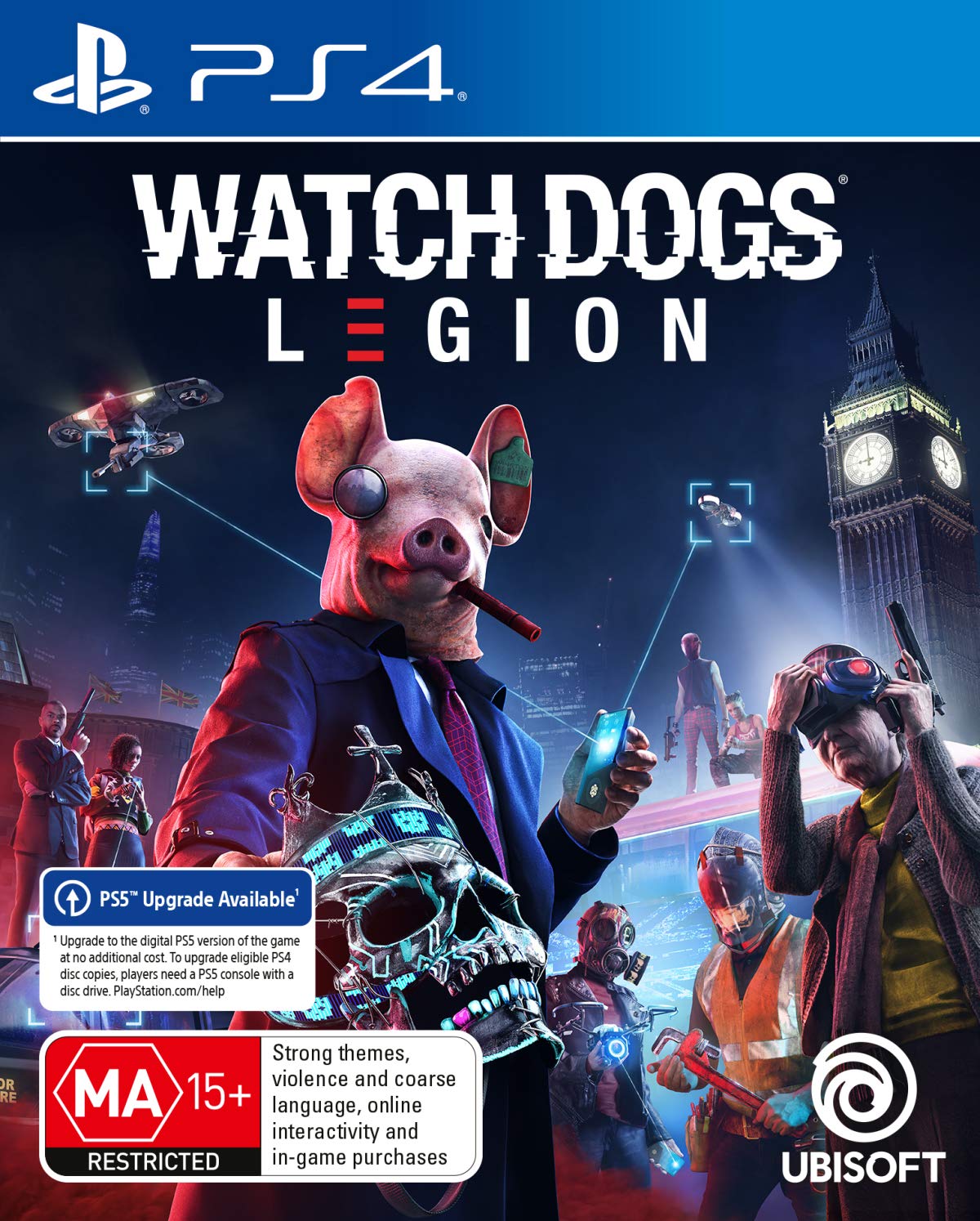 Ubisoft Watch Dogs Legion - PlayStation 4 (Renewed) - Blue Color