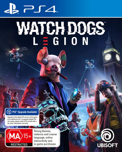 Ubisoft Watch Dogs Legion - PlayStation 4 (Renewed) - Blue Color