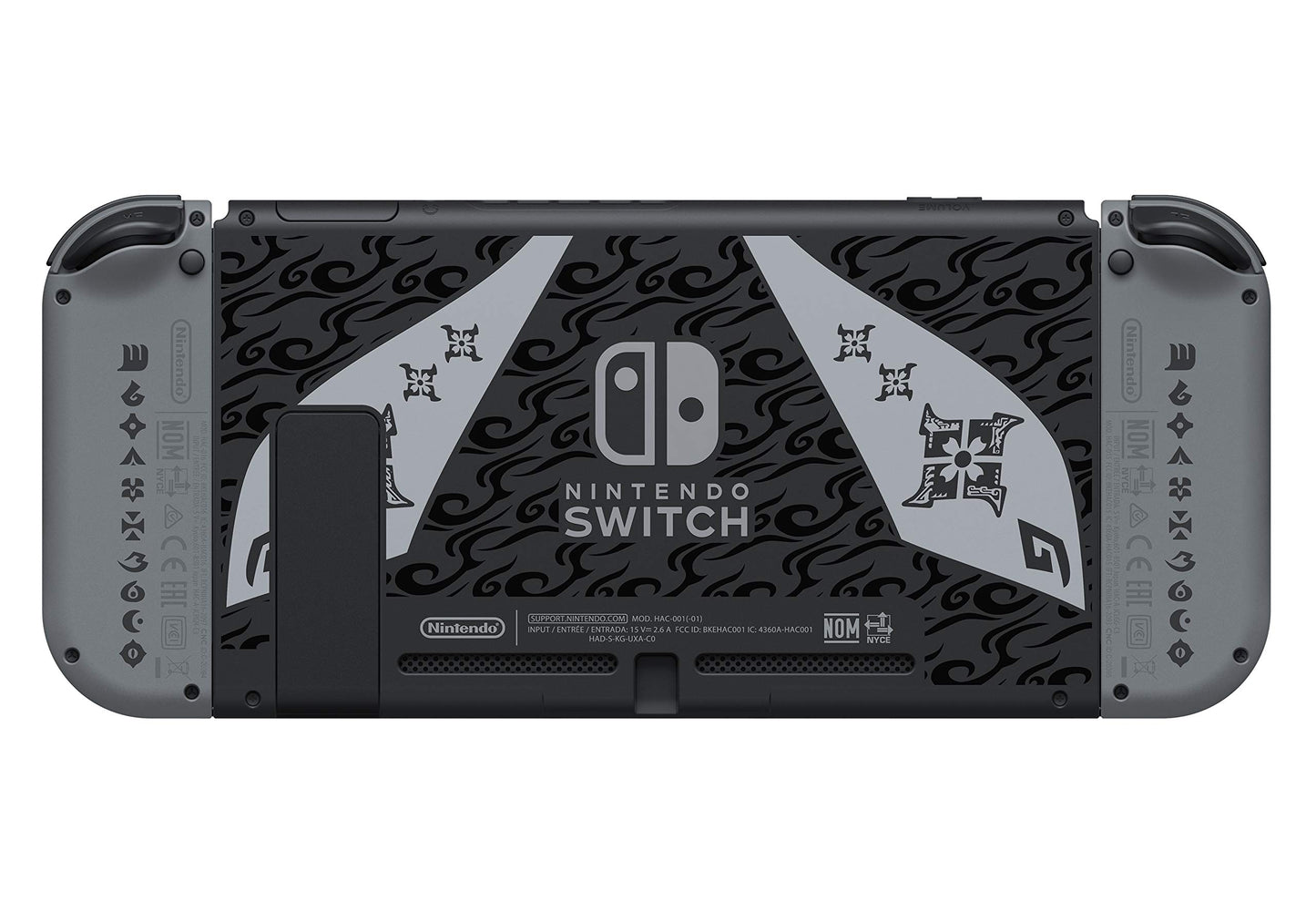 Nintendo Switch Monster Hunter Rise Deluxe Edition - Black/Grey, Model: HADSKGALG