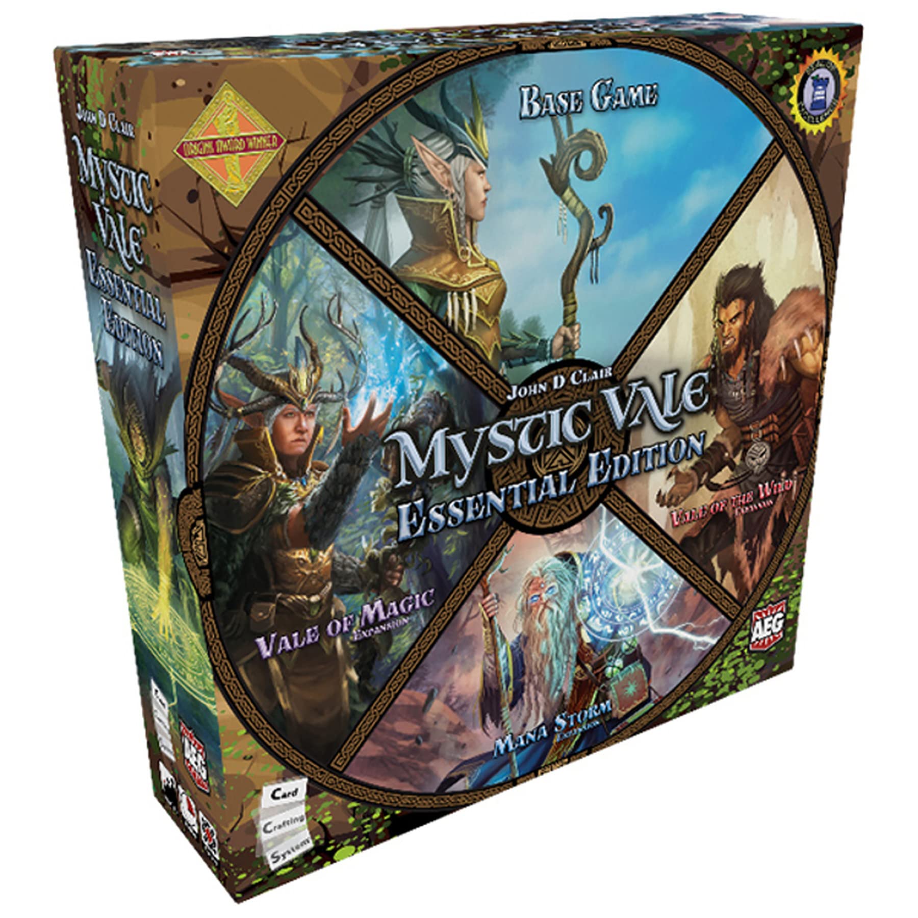 AEG Mystic Vale: Essential Edition Fantasy Card-Crafting Game, 2-4 Players, Ages 14+, Cardboard, Multicolor, Model AEG-7115