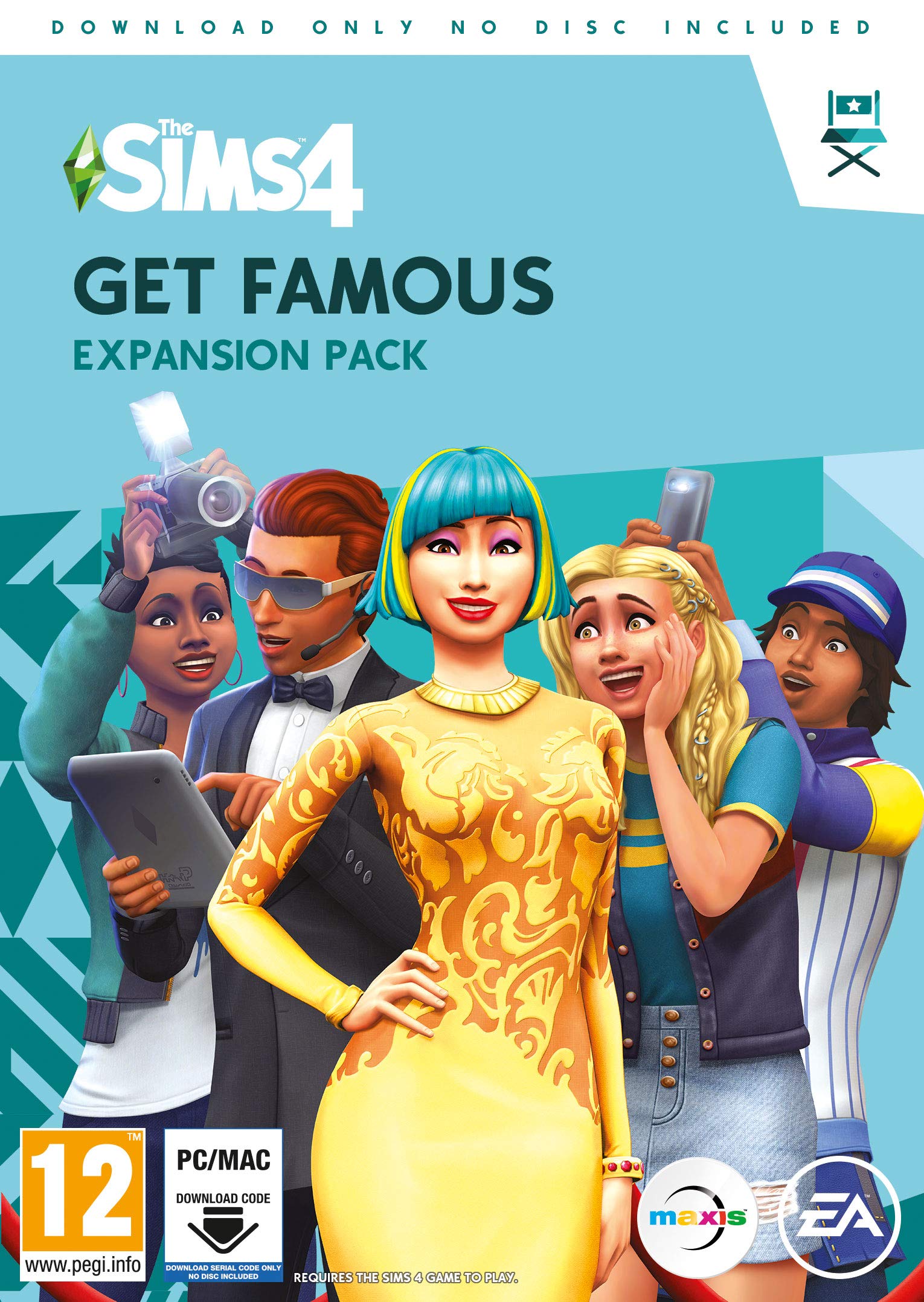 Electronic Arts The Sims 4 Get Famous - PC Game, Model 73734, Ultimate Simulation Experience