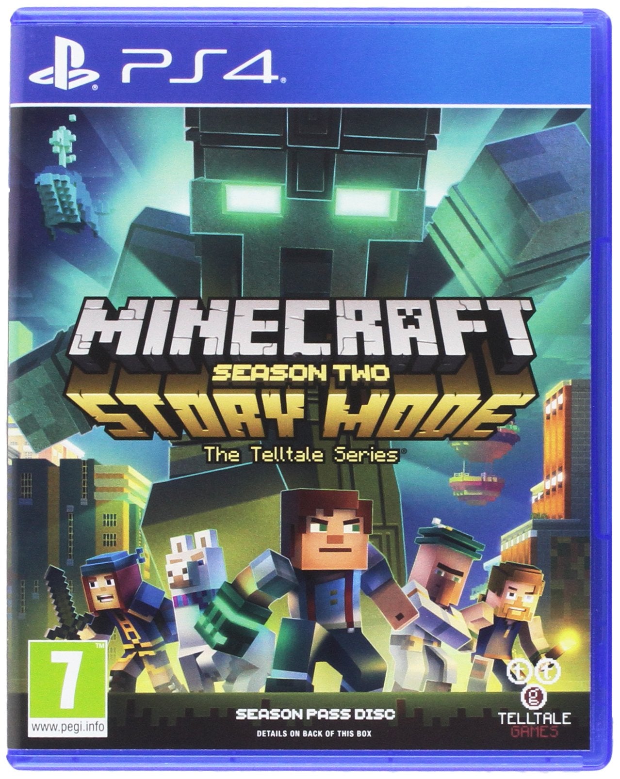 Telltale Games Minecraft Story Mode - Season 2 Pass Disc for PS4, Model MC2-PS4
