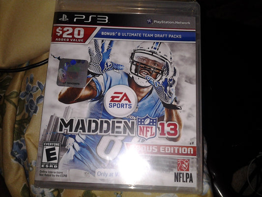 Madden NFL 13 Bonus Edition w/ 8 Ultimate Team Draft Packs