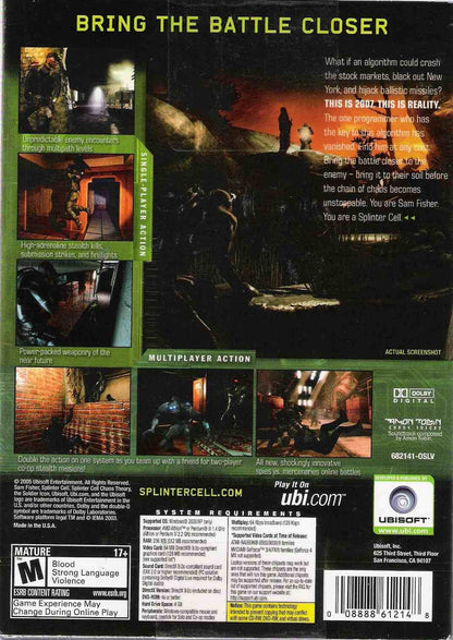 Ubisoft Tom Clancy's Splinter Cell: Chaos Theory - PC Game, Model 68214