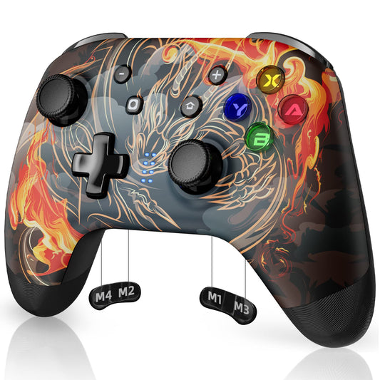 EasySMX Wireless Switch Pro Controller for Nintendo Switch/Lite/OLED/PC/iOS/Android,Wireless Controllers Gamepad with LED Light/