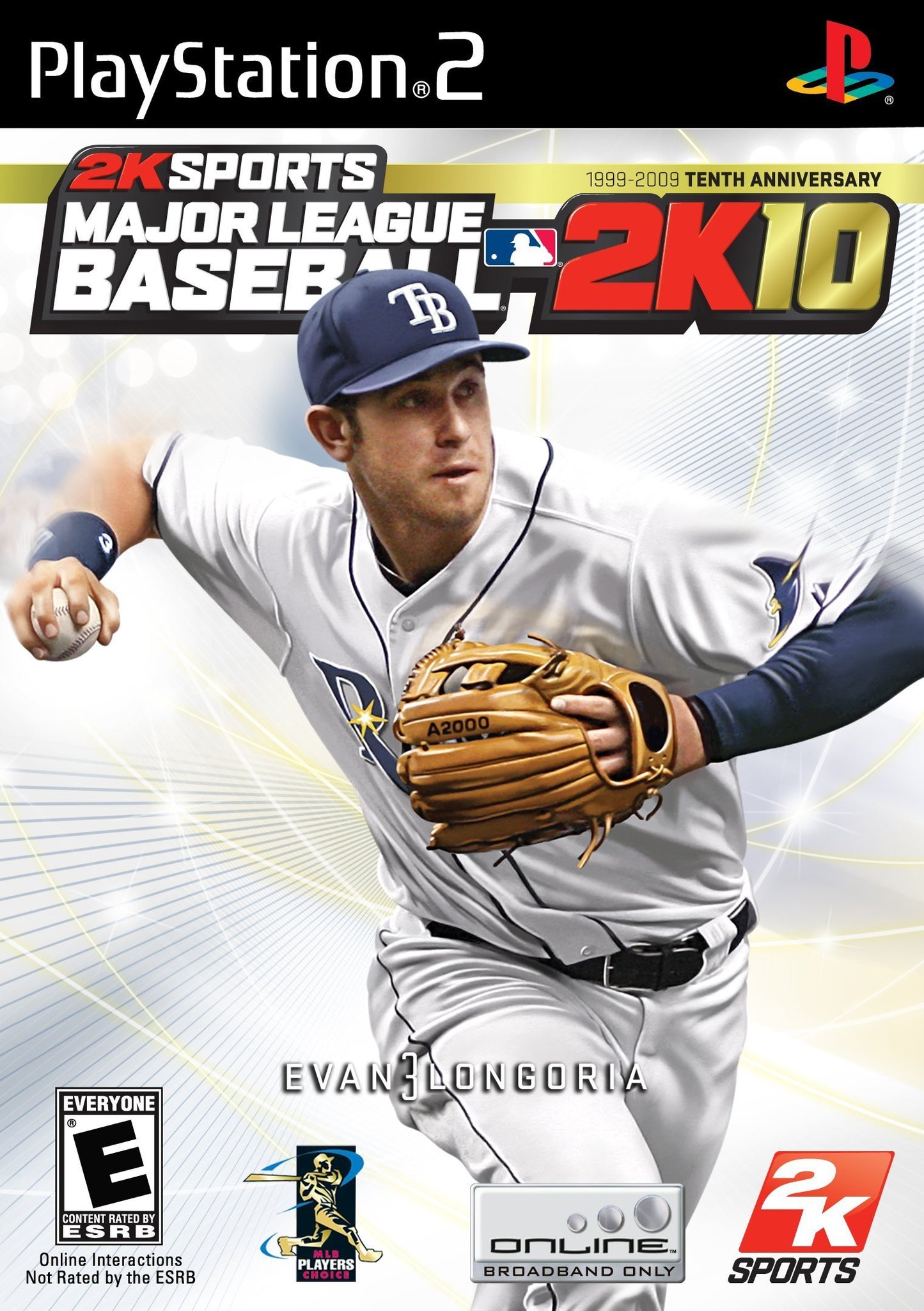 2K MLB 2K10 Video Game for PlayStation 2 - Model 37744