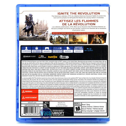 Ubisoft Assassin's Creed III: Remastered - PlayStation 4 Game, Model UBP30502219