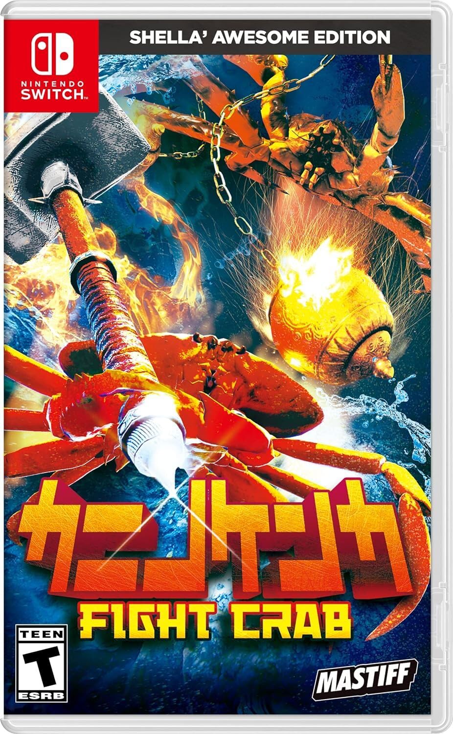 Fight Crab Nintendo Switch Shella Awesome Physical Edition