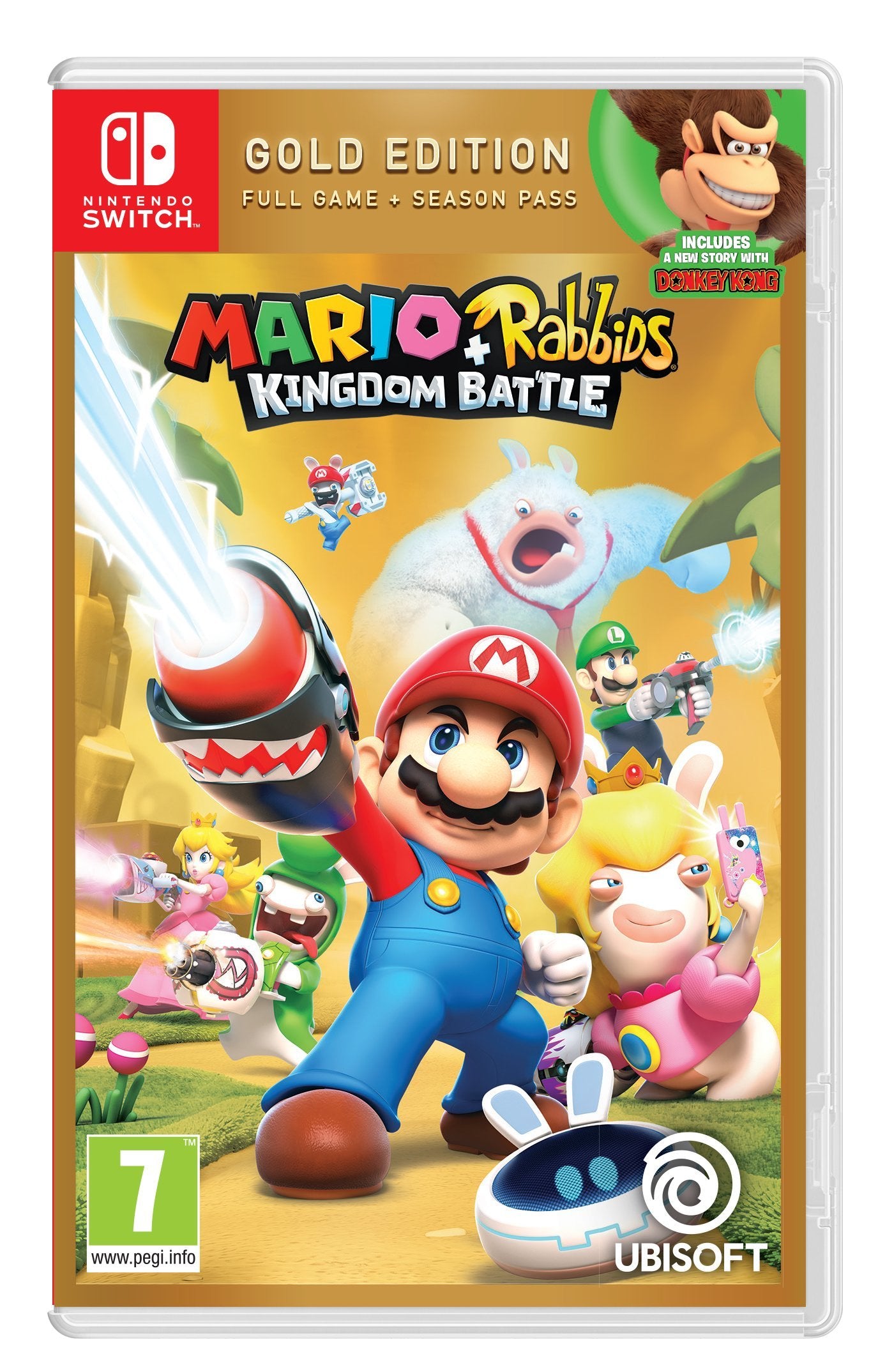 Mario + Rabbids Kingdom adventure theme Gold Edition