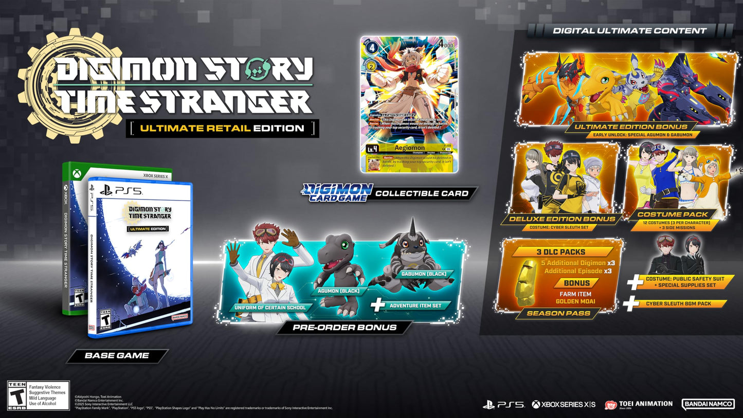 Bandai Namco Digimon Story Time Stranger Ultimate Edition Xbox Series X Model 55097