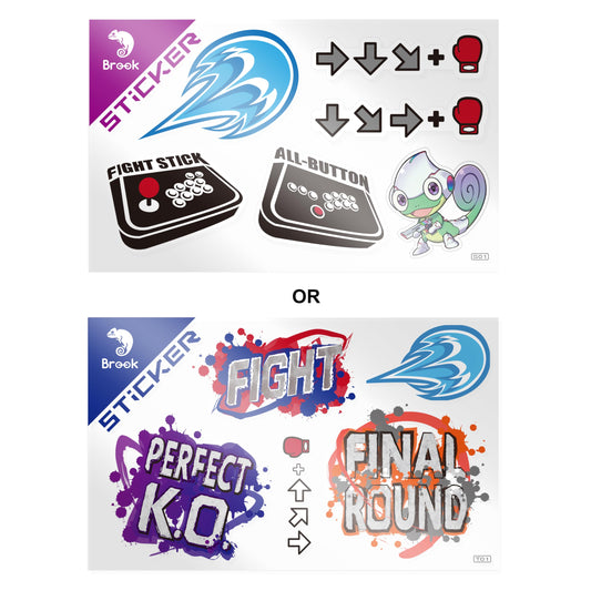 Brook P5 Plus Fighting Board - Pre-Installed Header, Lightning-Quick Response for PS5, PS4, PS3, NS & PC (X-Input) Consoles