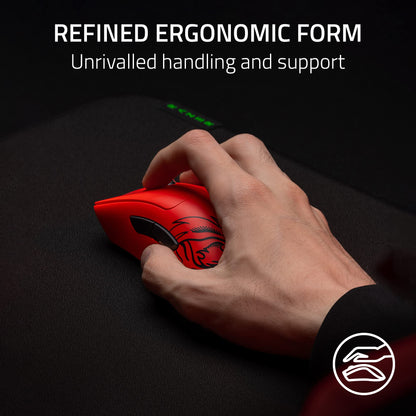Razer DeathAdder V3 Pro Wireless Gaming Mouse - 63g, Focus Pro 30K Sensor, 5 Buttons, 90 Hr Battery, Faker Edition