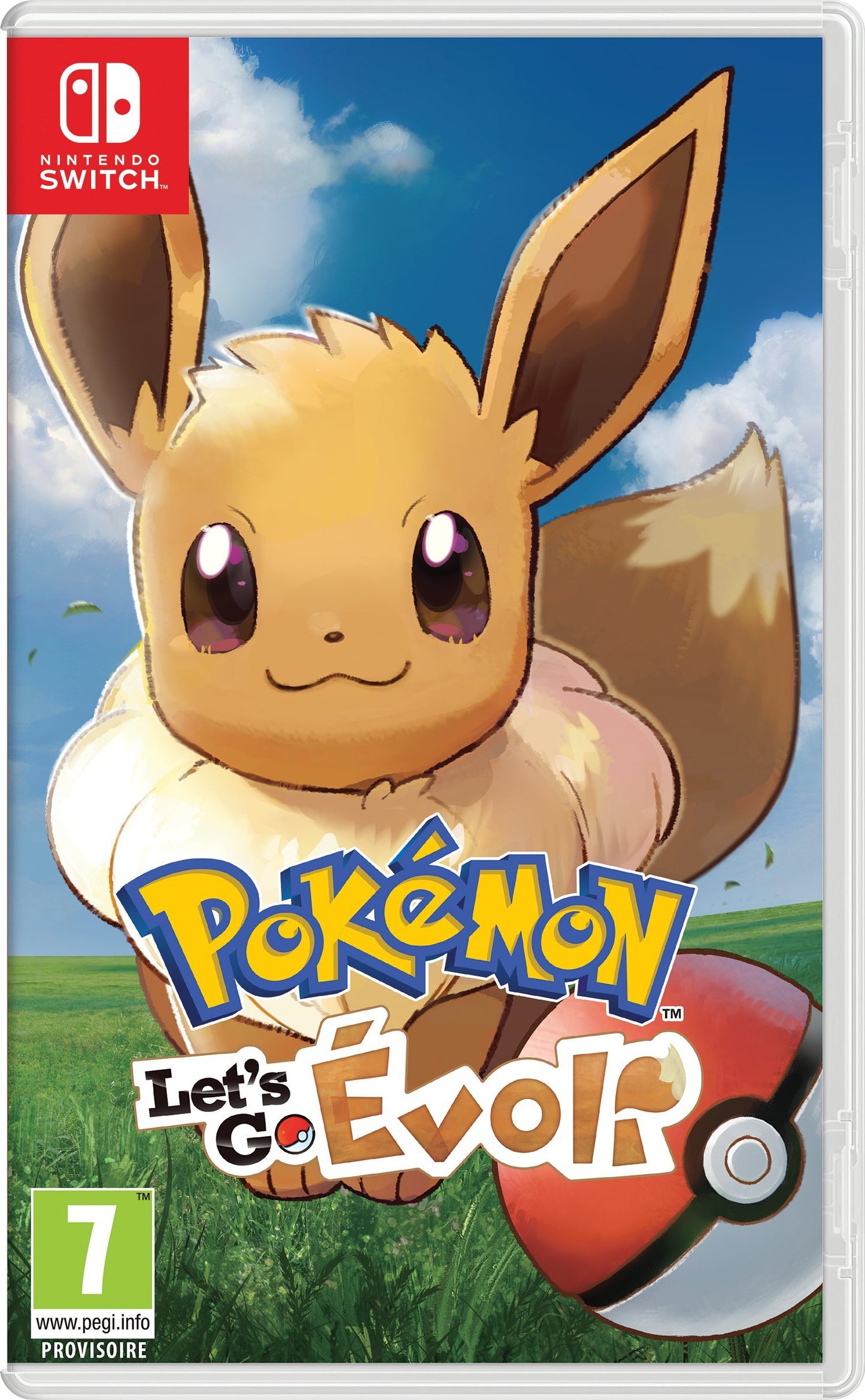 Nintendo Pokémon: Lets Go Standard Eevee Video Game - Model 2524947 - Black Color