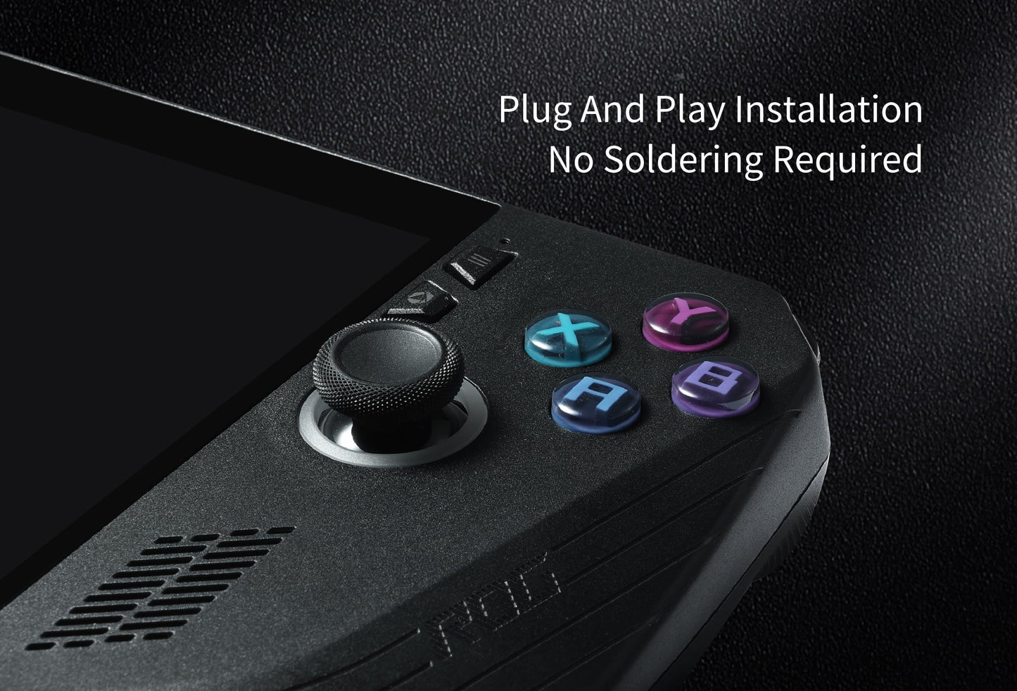 GuliKit Hall Effect Joystick Module for ROG Ally X - Anti Drift Electromagnetic Analog Thumbstick Upgrade - Red