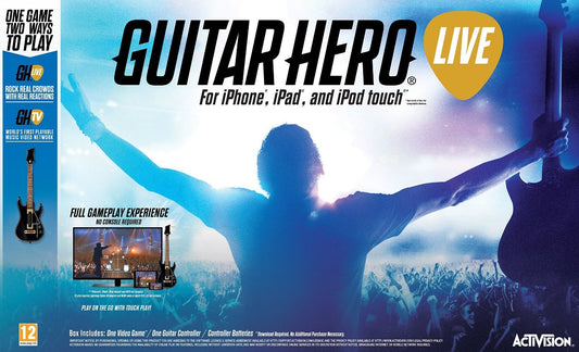 ACTIVISION Guitar Hero Live - Guitar Bundle for iOS/Tablet, Black, Model 87435EN