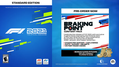 Electronic Arts F1 2021 Racing Game for PlayStation 4 - Model 74687