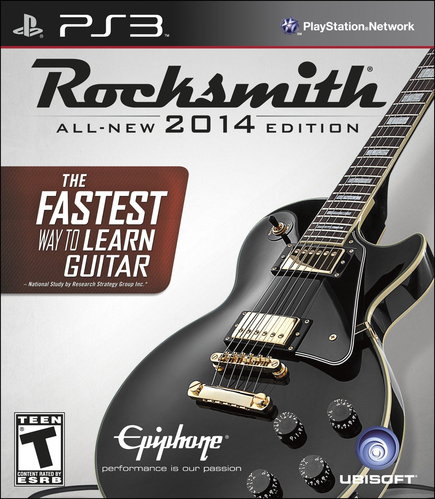 Ubisoft Rocksmith 2014 Edition for PlayStation 3 - Includes Cable, Model 34823