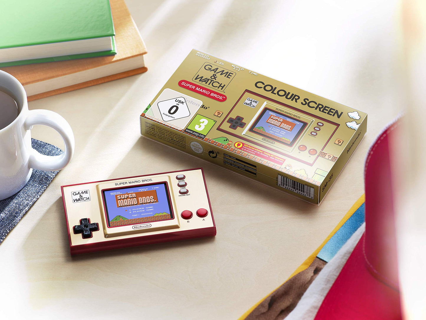 Nintendo Game & Watch: Super Mario Bros - Electronic Game, Yellow, Model 22018