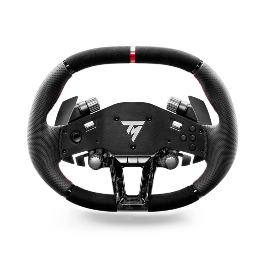 Thrustmaster Hyper Car Wheel Add-On  Ergonomic and wrapped with Leather and Alcantara  Works with Thrustmasters T818 and T598 ecosystem bases - Compatible on PS5  PS4 and PC