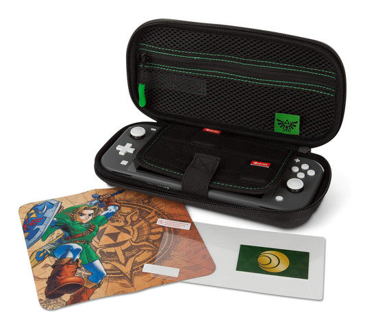 PowerA Protection Kit for Nintendo Switch Lite - Link Hyrule, Model 1514870-01, Microfiber Material