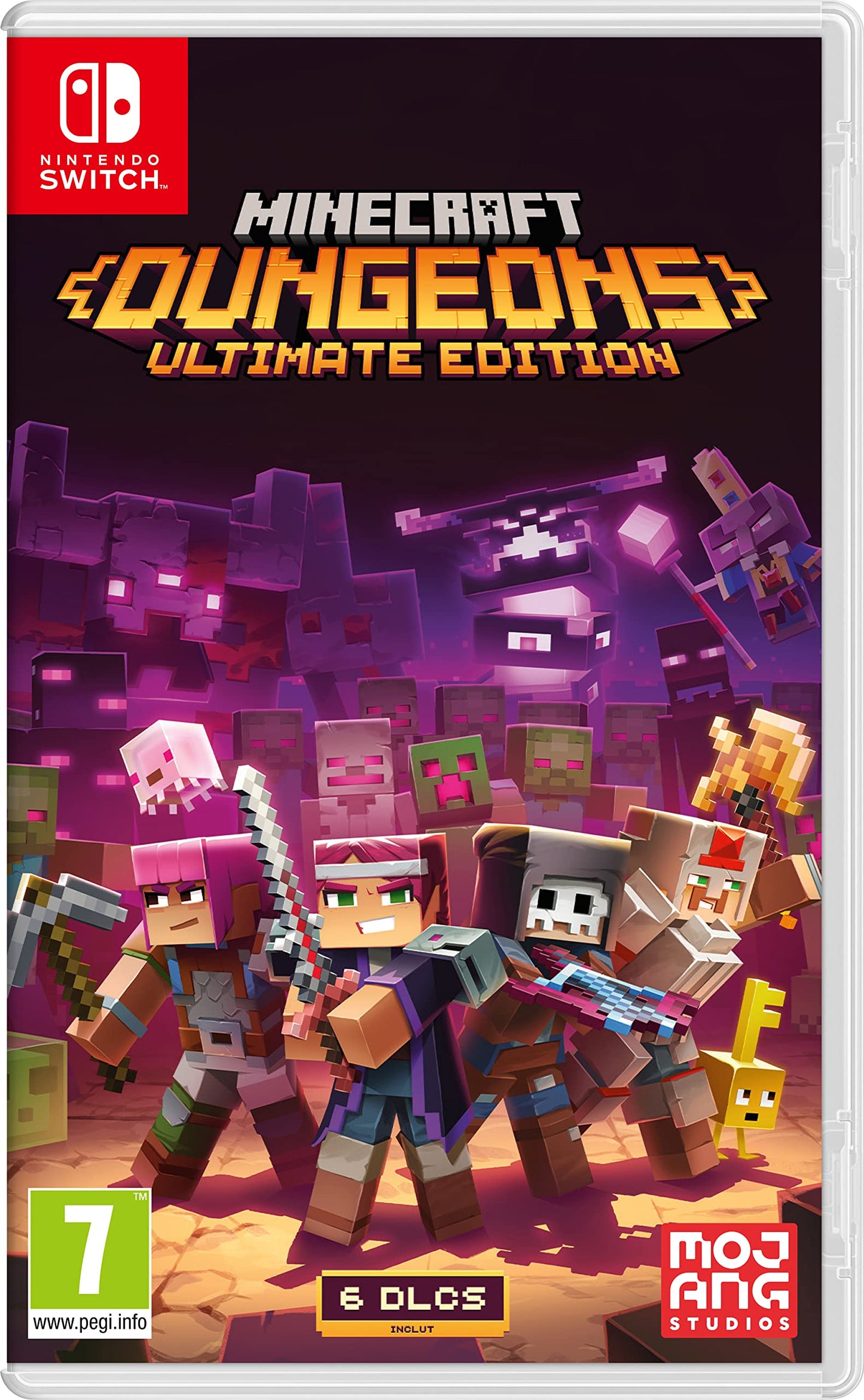 Nintendo Minecraft Dungeons Ultimate Switch Version - Black Model 0045496429102