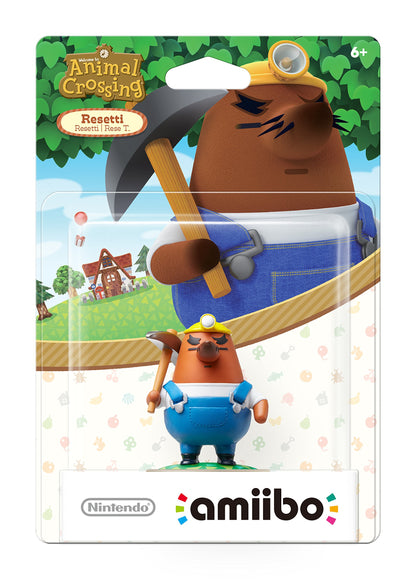 Nintendo Mr. Resetti amiibo - Wii U, Model NVLCAJAL, Collectible Figure, Mr. Resetti Color Variant