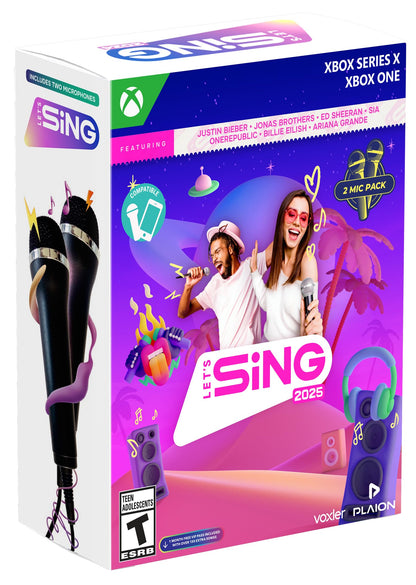 Deep Silver Lets Sing 2025 - Xbox Series X (2 Mic Bundle)