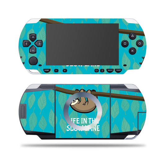 MIGHTY SKINS Skin for Sony PSP – Slow Sloth | Durable Vinyl Decal Wrap | Easy Apply & Remove