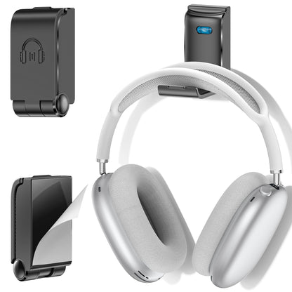 Kosker Headphone Stand Wall Mount - Gaming Headset Holder, Black, 1 Pack, Essential Accessory for PS5/XBOX/PS4, Desk & Wall Use