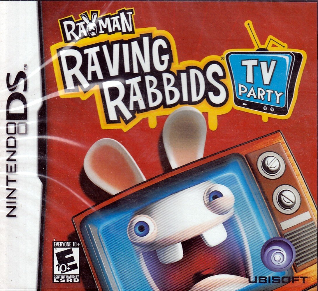 Ubisoft Rayman Raving Rabbids TV Party Game - Model 16495 for Nintendo Wii