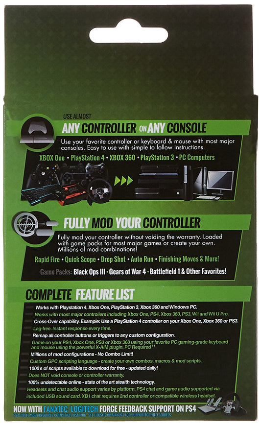 CronusMax Cronusmax Plus 2017 Game Controller Adapter with Add On Pack - Black