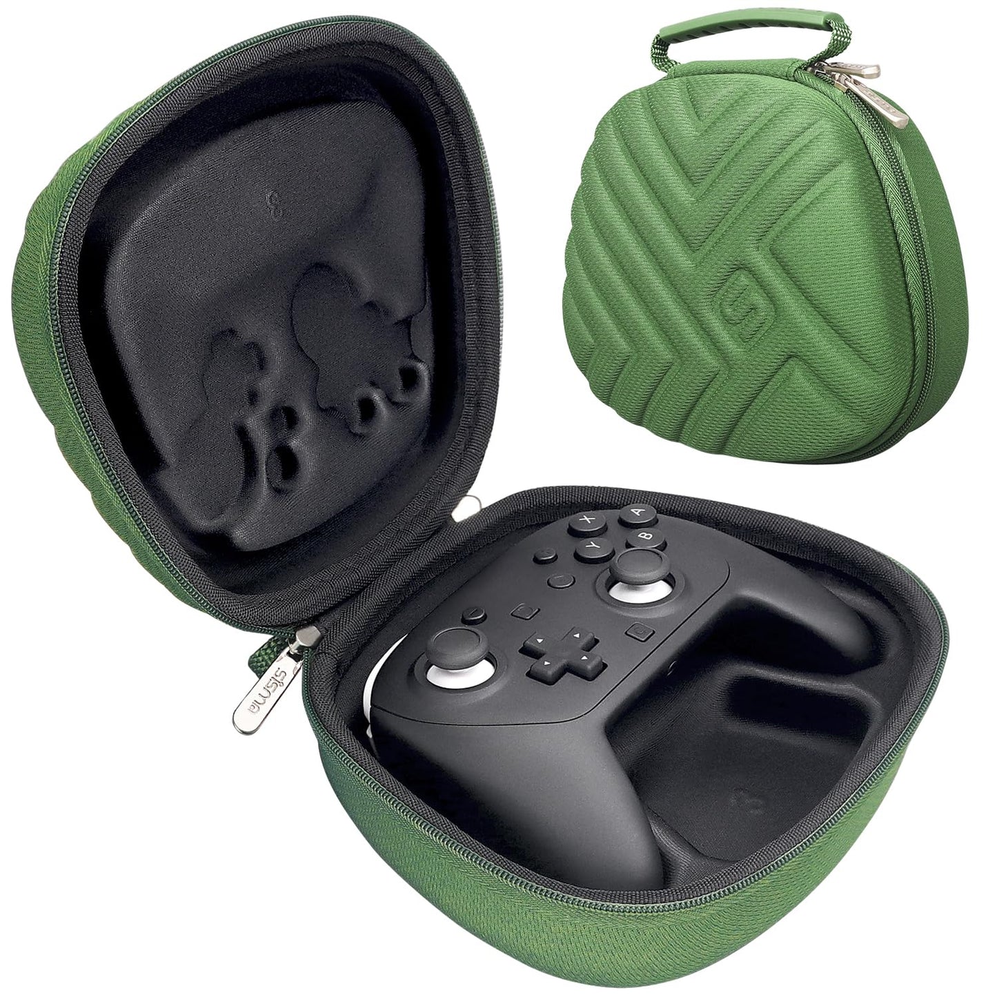 sisma Protective Case Compatible with Nintendo Switch 2 Pro Controller  Hard Shell Original Switch Controller Protection Travel Storage Case Portable Carrying Bag  Armygreen