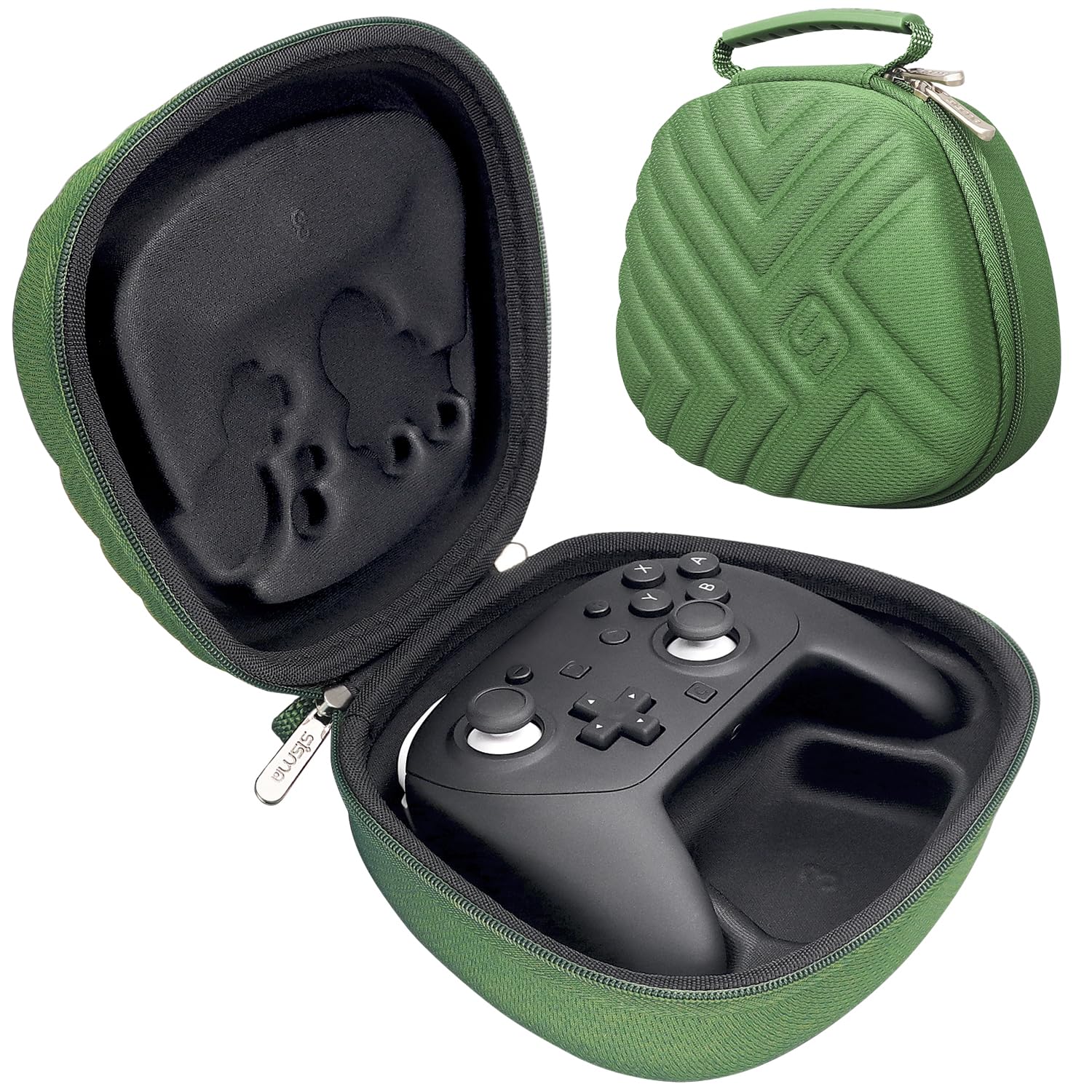 sisma Protective Case Compatible with Nintendo Switch 2 Pro Controller  Hard Shell Original Switch Controller Protection Travel Storage Case Portable Carrying Bag  Armygreen