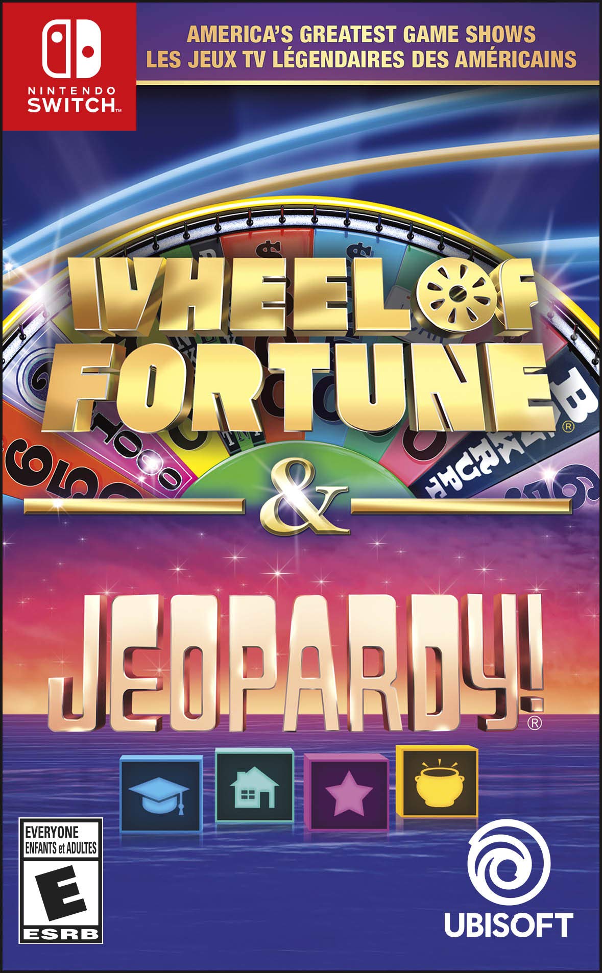 Ubisoft Americas Greatest Game Shows: Wheel of Fortune & Jeopardy - Nintendo Switch, Model UBP10902191