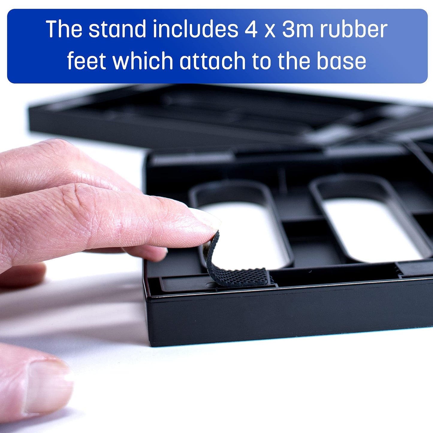 ADZ Game Storage Tower for 36 Games & Blu-Ray Disks - Black - Model ADZP4-006