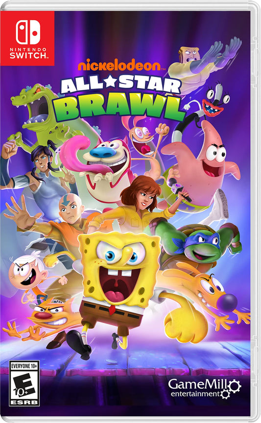 Game Mill Nickelodeon All Star Brawl for Nintendo Switch - Exciting Multiplayer Action, Model 856131008527